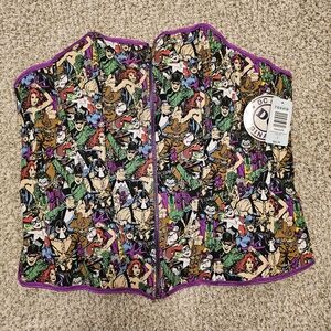 NWT Torrid Sz 2 DC Comics Villains Corset Top